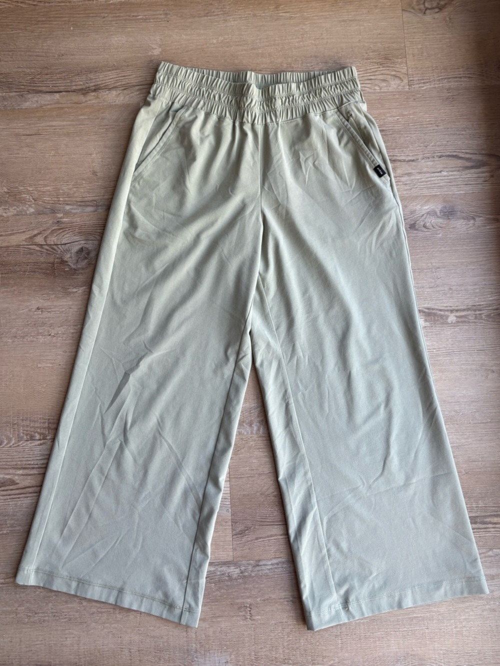 Prana Wide Leg Pull-On Pants - Sage